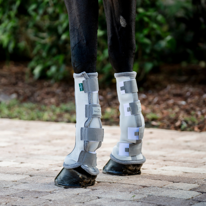 Horseware Fly Boots - Set of 2 - Silver/Titanium Grey Silver-1