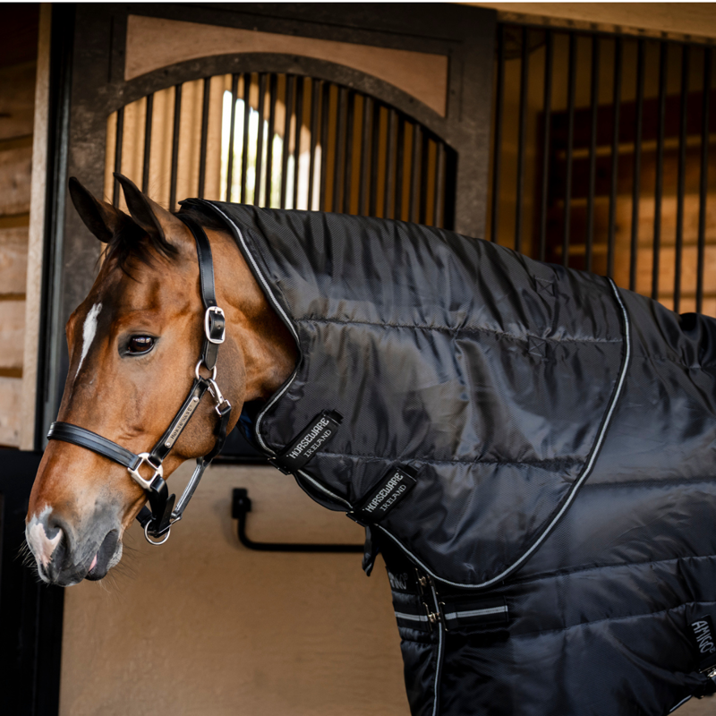Horseware Amigo Ripstop Insulator 350g Plus Stable Rug - Black Silver-1