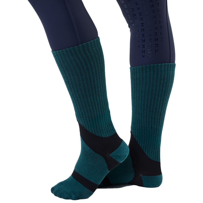 Horseware Pulse Performance Socks - Dynasty Green