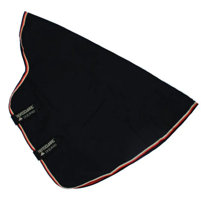 Horseware Rambo Optimo Hood 0g - Black/Orange/Black-1