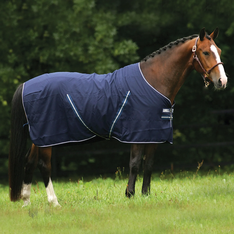 Horseware Rambo Stable Sheet - Navy/Navy/White