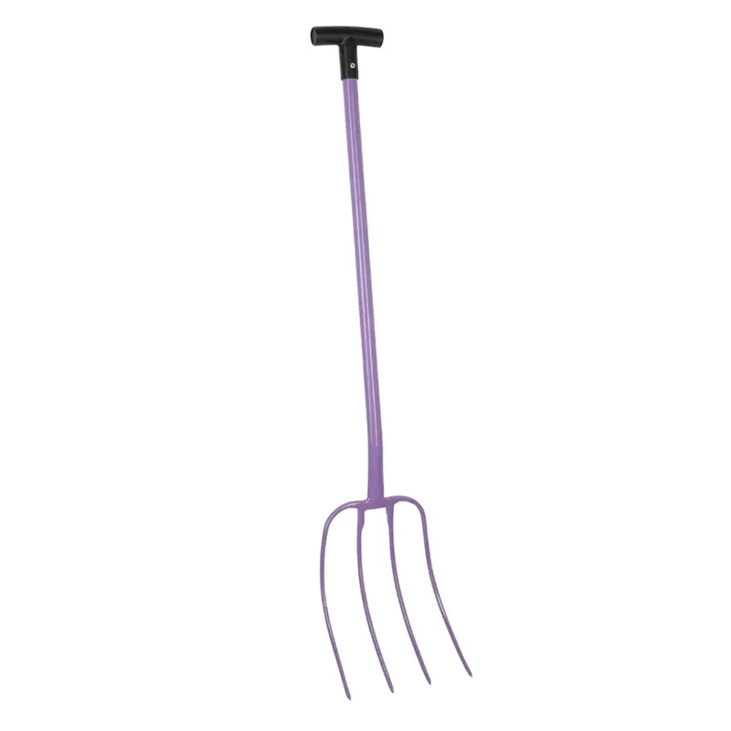 Hy Equestrian Eazi Muck Fork - Lilac