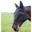 Hy Equestrian Mesh Half Fly Mask with Ears and Fringe - Black/Navy