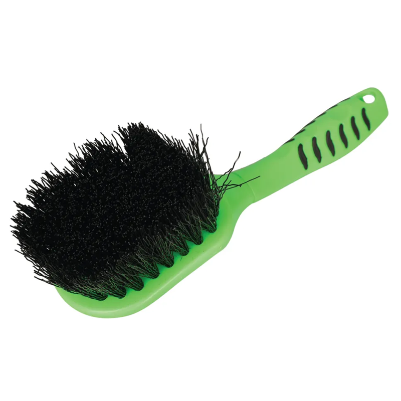 Hy Equestrian Vivid Bucket Brush - Green-1