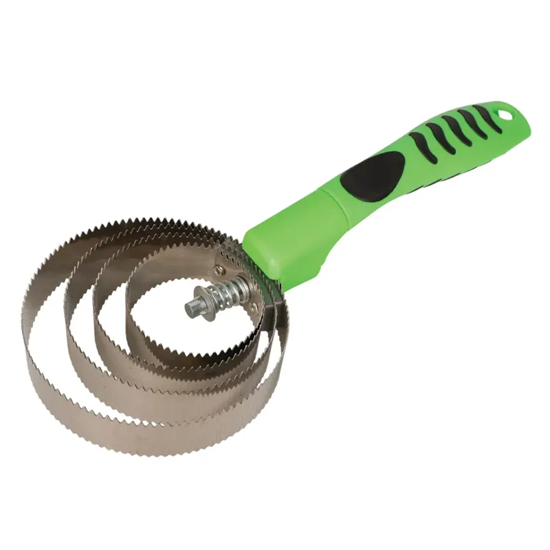 Hy Equestrian Vivid Spring Curry Comb - Green