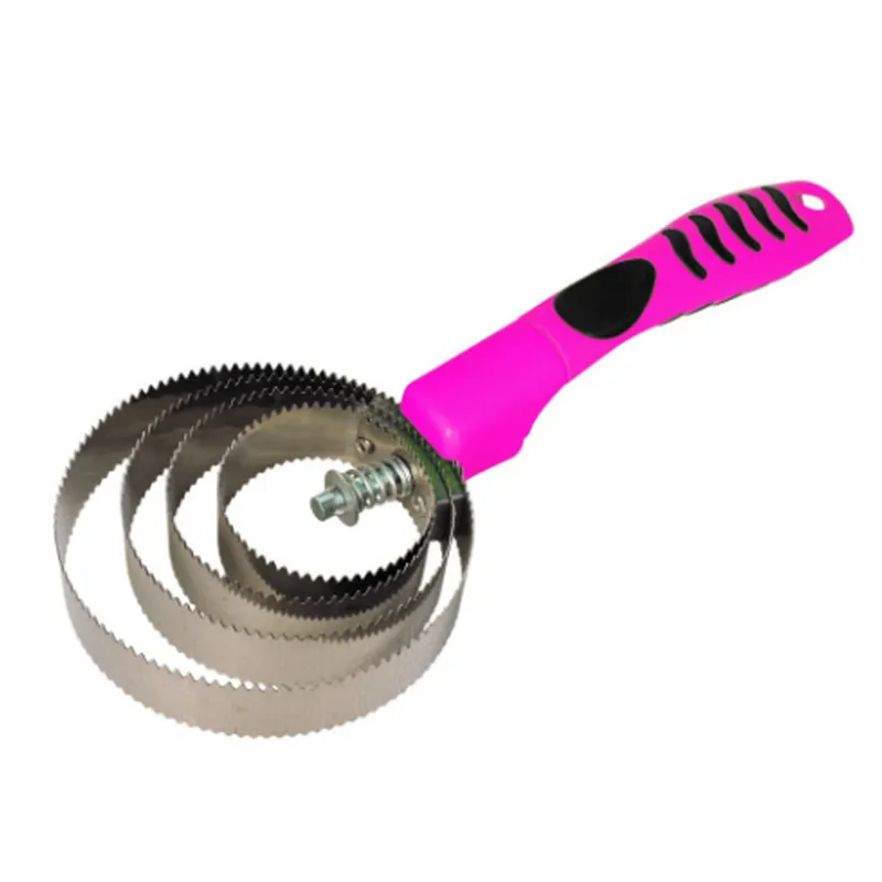 Hy Equestrian Vivid Spring Curry Comb - Pink