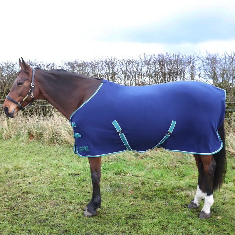 Hy StormX Empra Opulence Fleece Rug - Navy/Teal