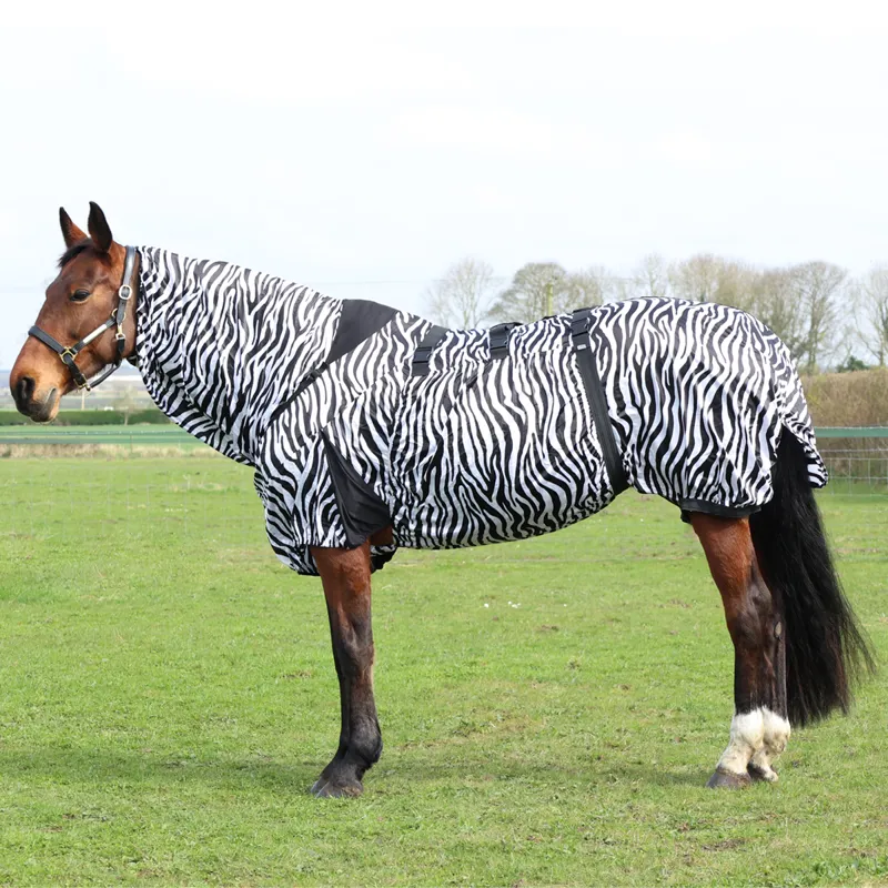 Hy StormX Original Sweet Itch Zebra Rug - Black/White