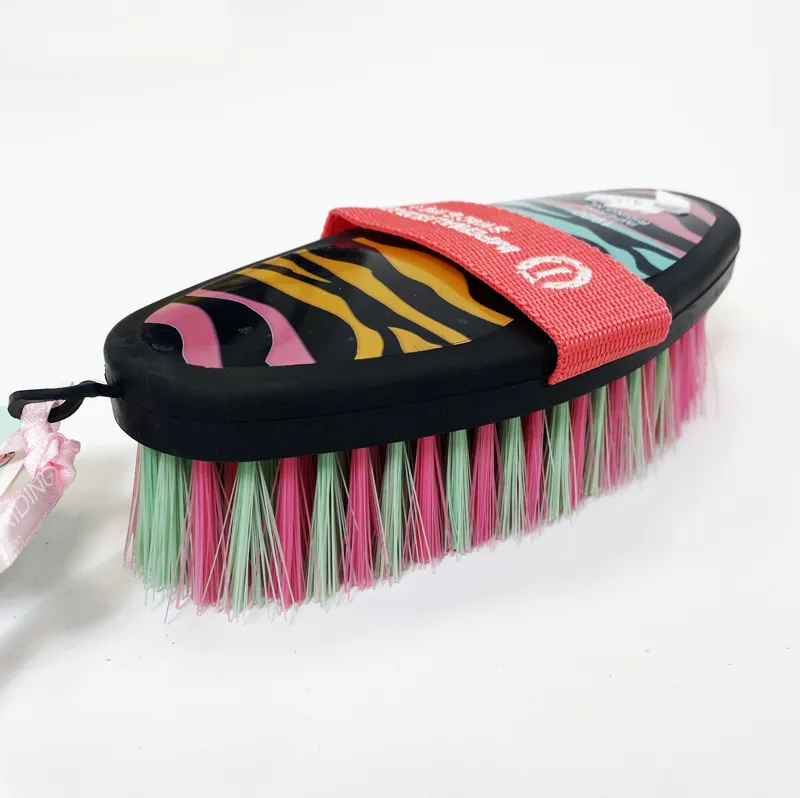 Imperial Riding Fancy Soft Body Brush - Zebra Multi
