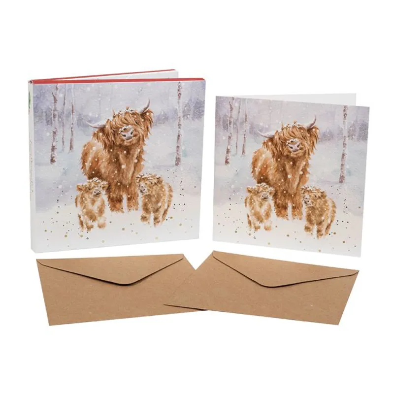 Wrendale Designs 'A Highland Christmas' Card Box Set