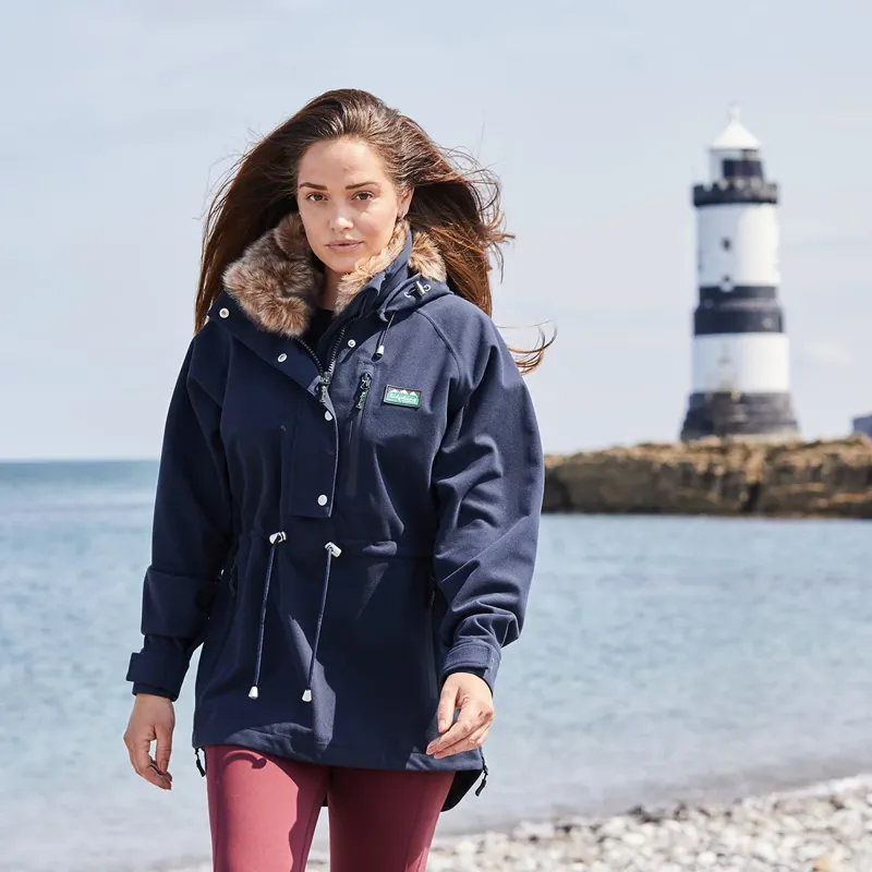 Ridgeline Women's Monsoon Nordic Smock - Navy-7