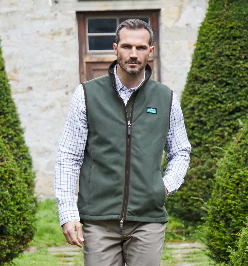 Ridgeline Men's Monarch Gilet - Deep Forest-7