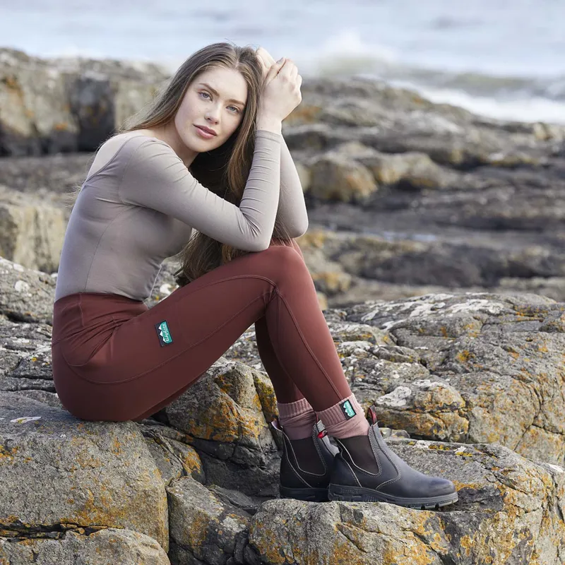 Ridgeline Women's Infinity Leggings - Oxblood-8