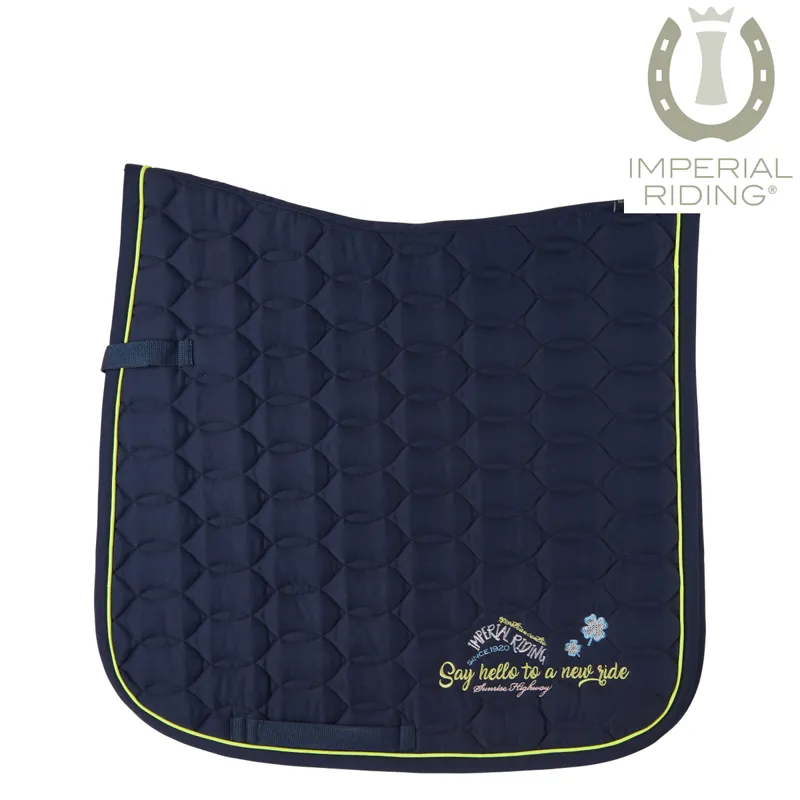 Imperial Riding Enjoy Dressage Saddlepad - Navy