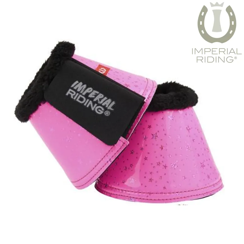 Imperial Riding Fame and Glory IIII Bell Boots - Diva Pink Star
