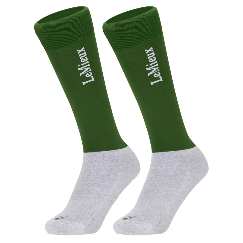 LeMieux Competition Socks 2 Pack - Hunter Green