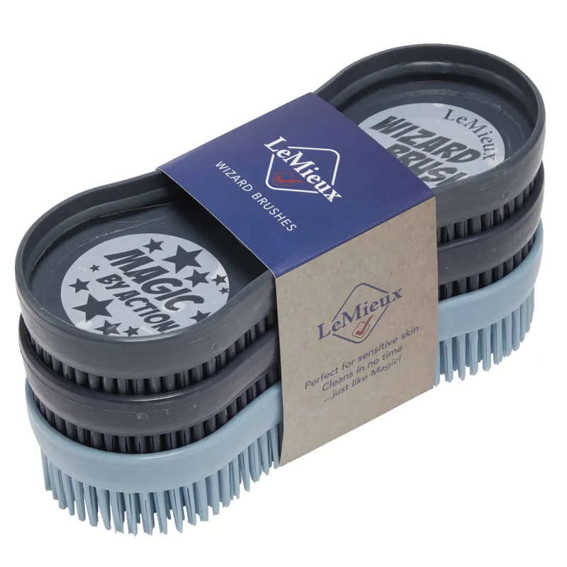 LeMieux Wizard Brush Trio - Petrol/Navy/Glacier