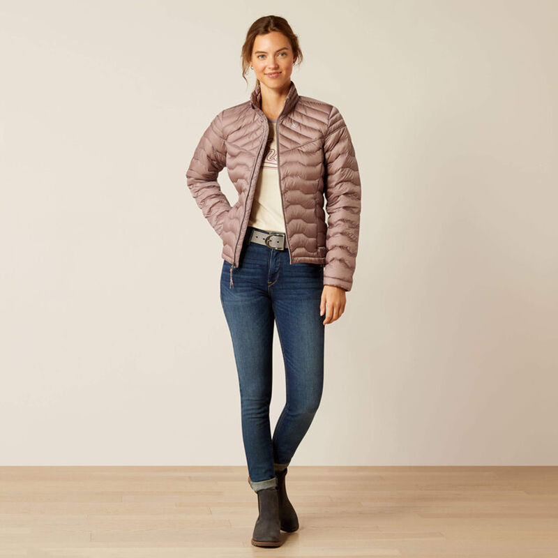 Ariat Women's Ideal Down Insulated Jacket - Purple Dove-2