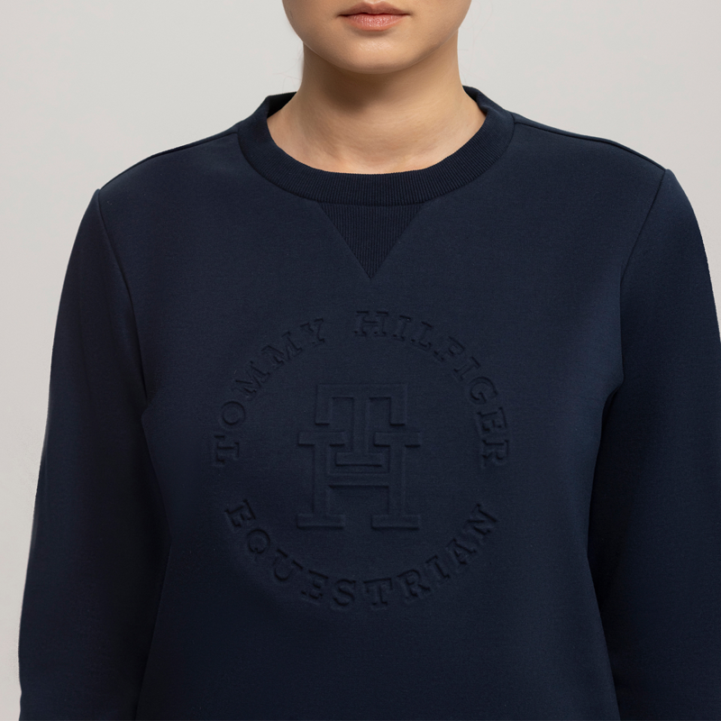 Tommy Hilfiger Women's Illinois Graphic Sweatshirt - Desert Sky-4