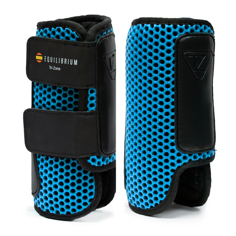 Equilibrium Tri-Zone Impact Sport Boots - Front - Blue-1