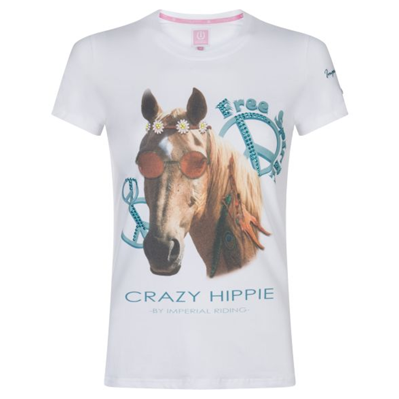 Imperial Riding Hippie Horse Ladies T-Shirt - White