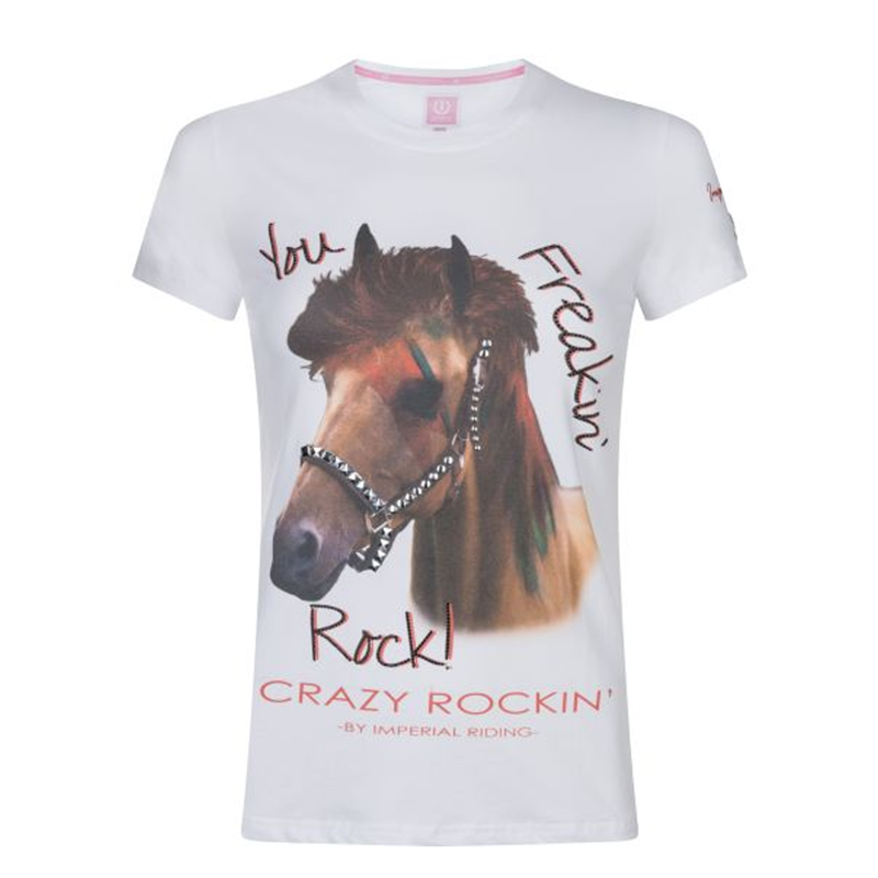 Imperial Riding Rock Horse Ladies T-Shirt - White