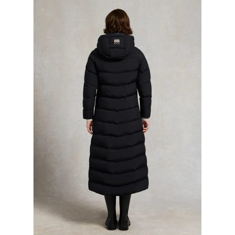 Holland Cooper Chiltern Longline Yard Coat - Black-4