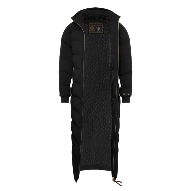 Holland Cooper Chiltern Longline Yard Coat - Black-6