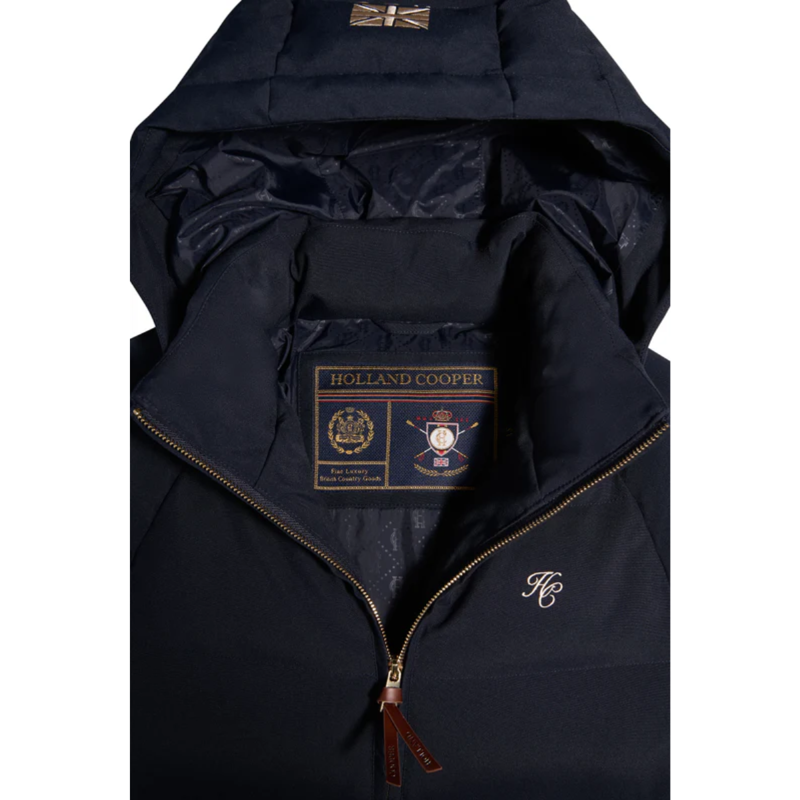 Holland Cooper Chiltern Longline Yard Coat - Ink Navy-7