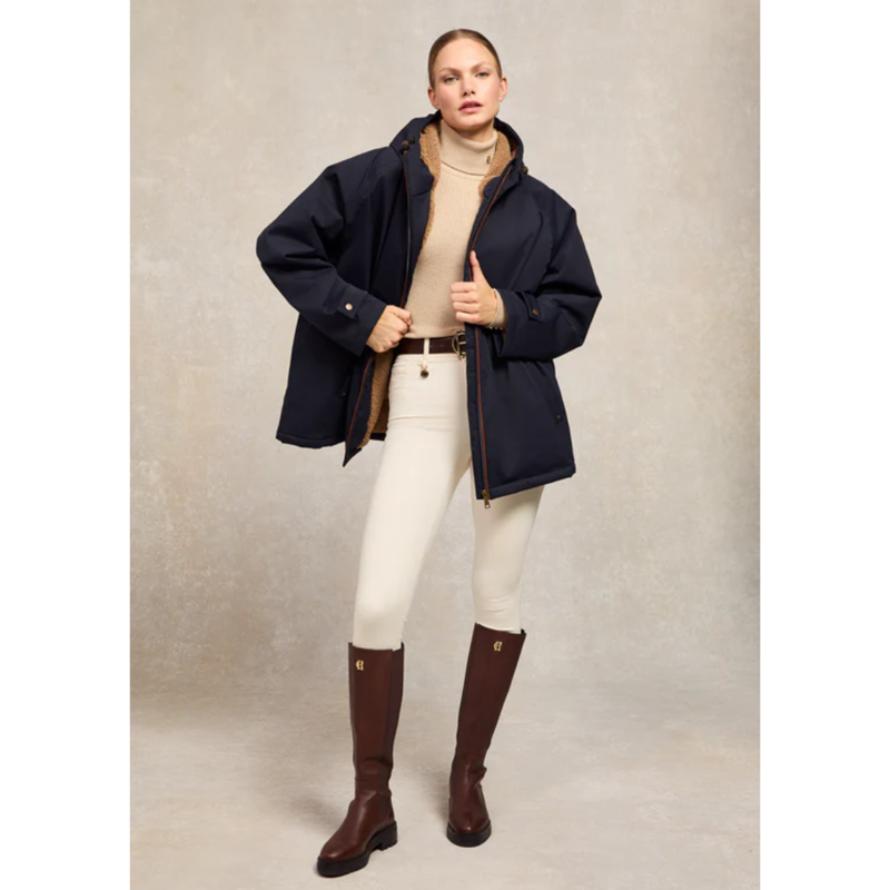 Holland Cooper One-Size Waterproof Jacket - Ink Navy-2