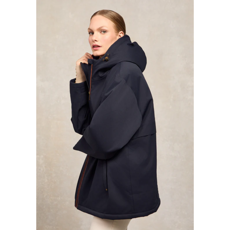 Holland Cooper One-Size Waterproof Jacket - Ink Navy-1