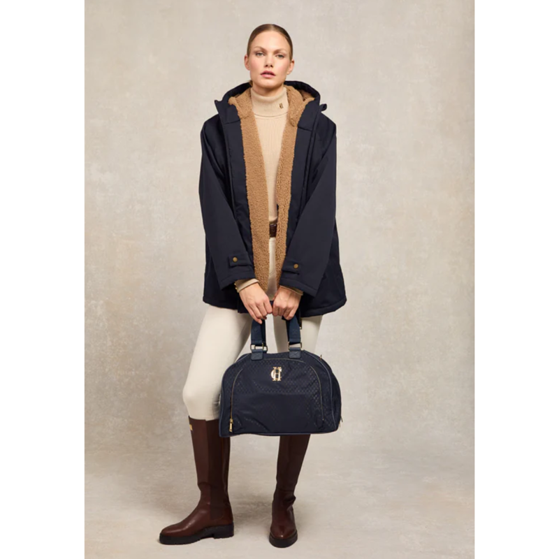 Holland Cooper One-Size Waterproof Jacket - Ink Navy-4