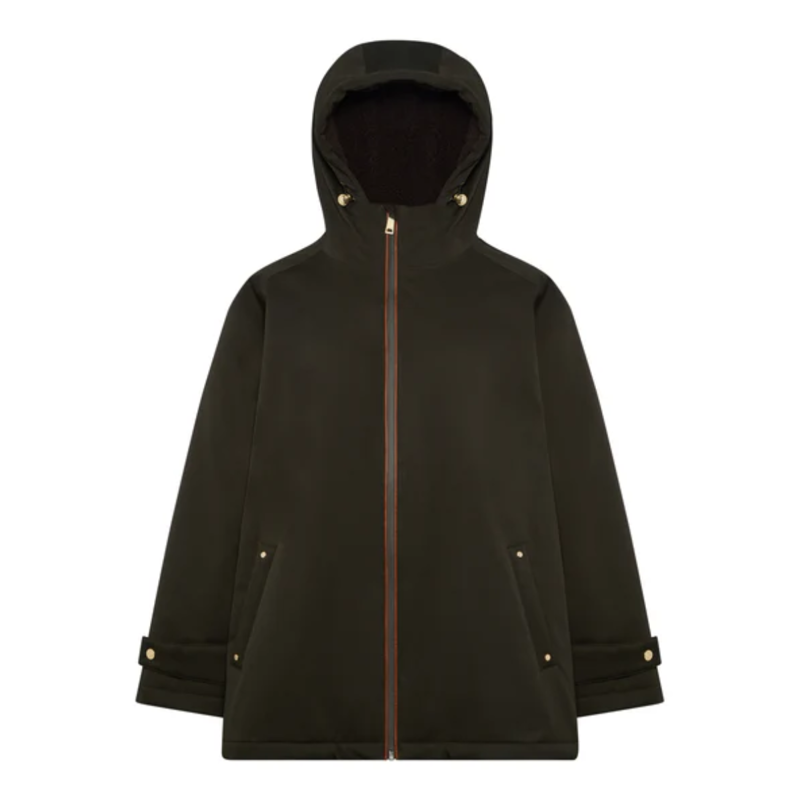 Holland Cooper One-Size Waterproof Jacket - Khaki-4
