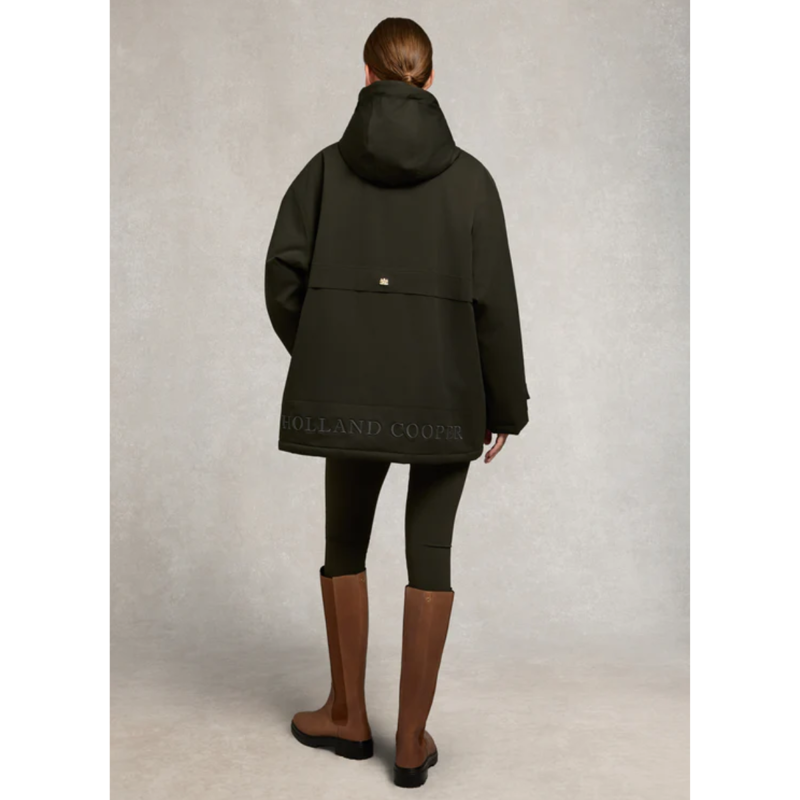 Holland Cooper One-Size Waterproof Jacket - Khaki-3
