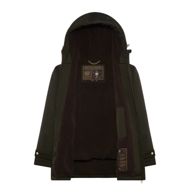 Holland Cooper One-Size Waterproof Jacket - Khaki-5