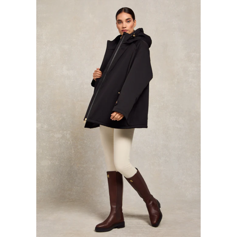 Holland Cooper One-Size Waterproof Jacket - Black-1