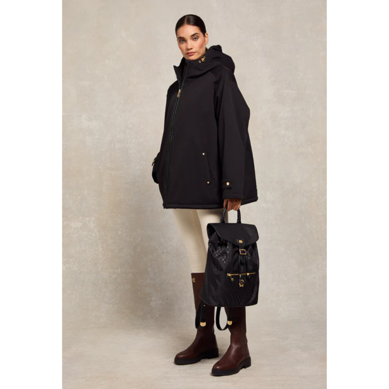 Holland Cooper One-Size Waterproof Jacket - Black-3