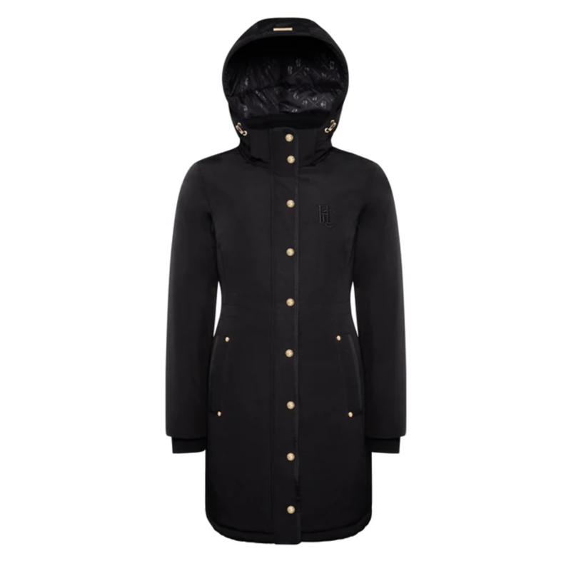 Holland Cooper Team Waterproof Coat - Black-6