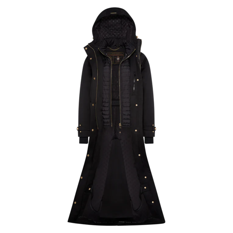 Holland Cooper Longline Training Coat - Black-7