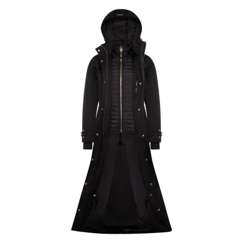 Holland Cooper Longline Training Coat - Black-6