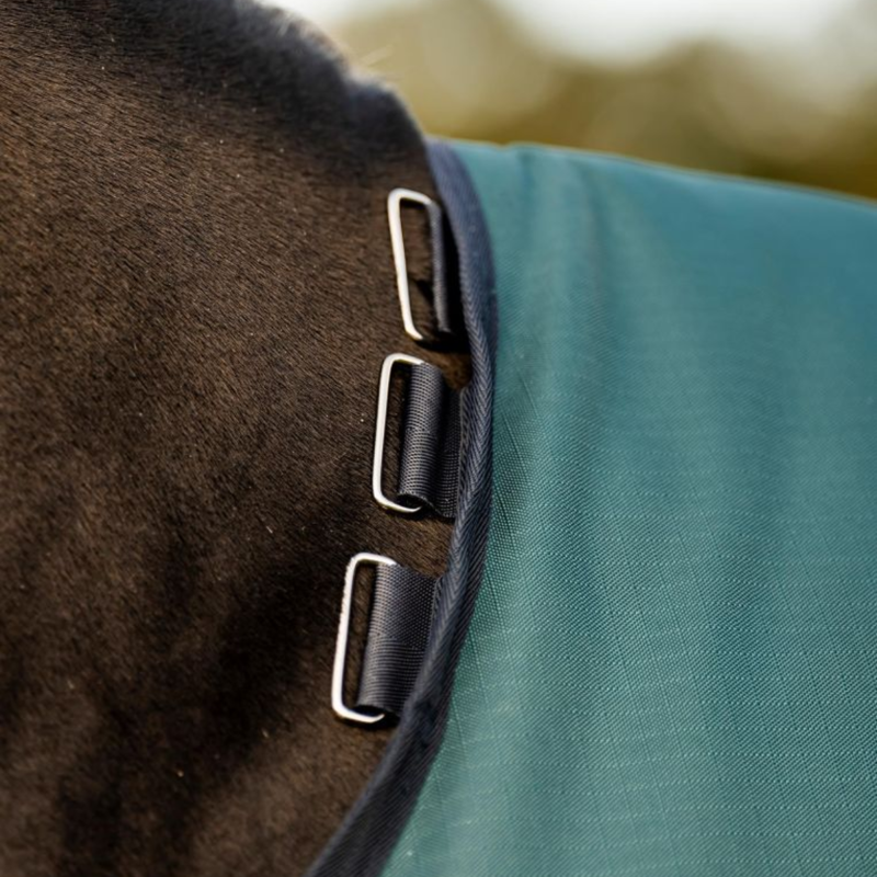 Horseware Amigo Ripstop 900D Turnout 0g - Dynasty Green/Navy/Silver-2