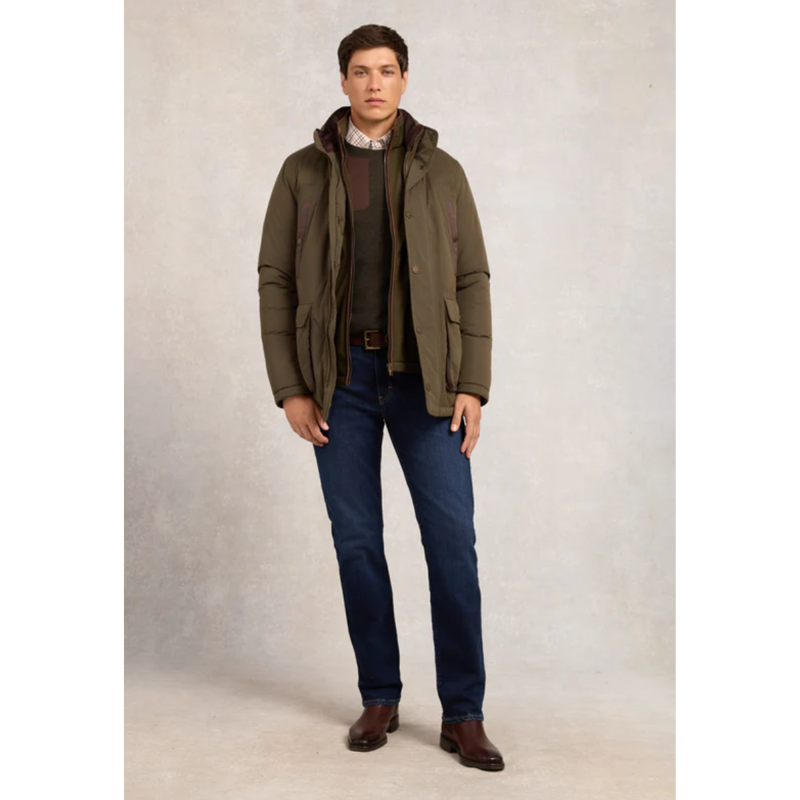 Holland Cooper Mens Stamford Field Coat - Khaki-2