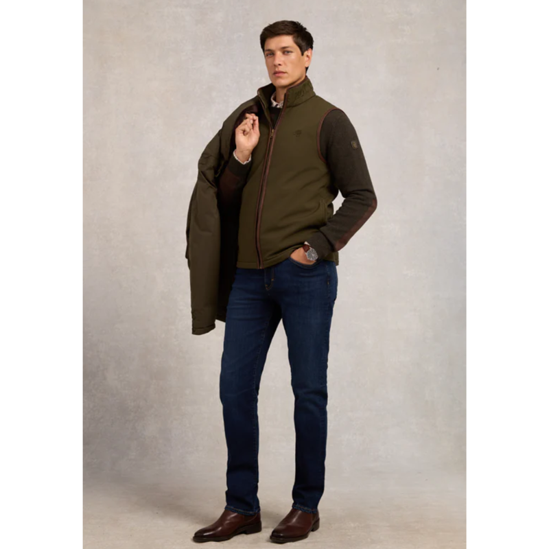 Holland Cooper Mens Stamford Field Coat - Khaki-4