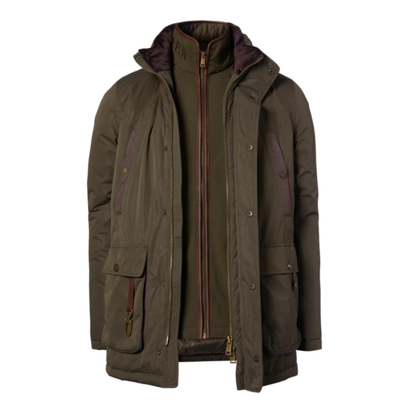 Holland Cooper Mens Stamford Field Coat - Khaki-6