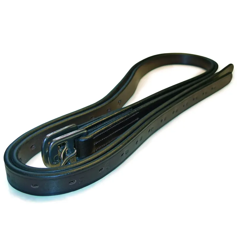JHL Pro Stirrup Leathers - Black