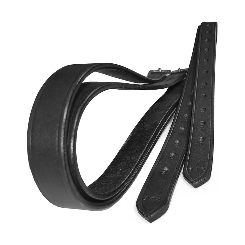 JHL Stirrup Leathers - Black