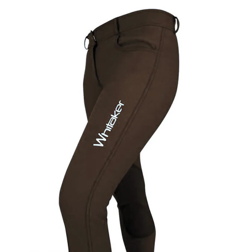 John Whitaker Blackshaw Self Seat Ladies Breeches - Brown 