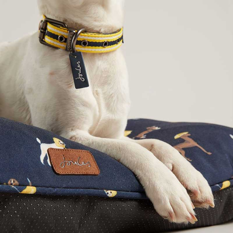 Joules Dog Print Mattress - Navy Dogs-3