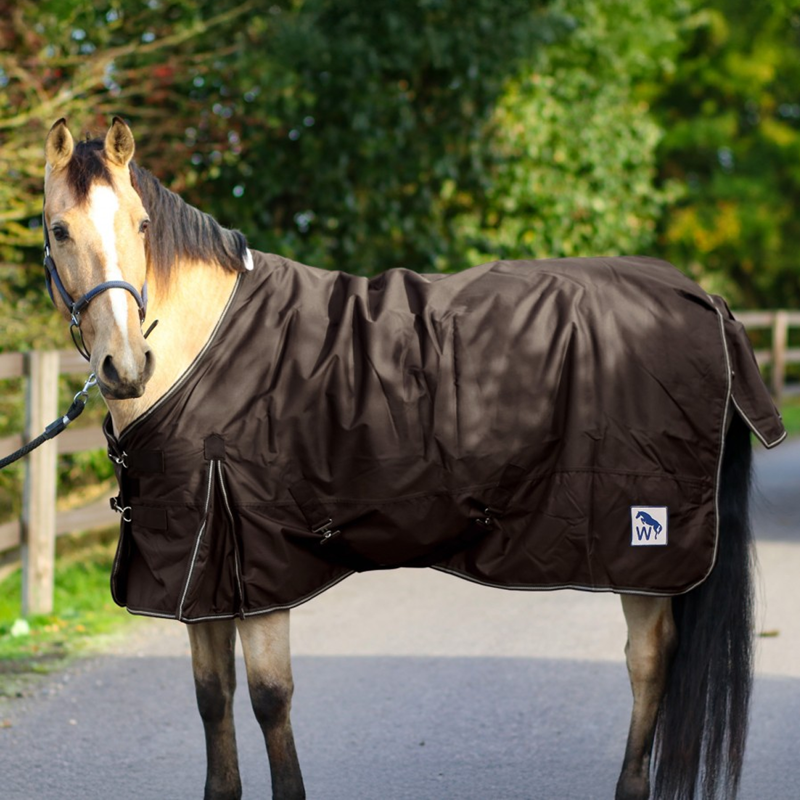 John Whitaker 0g Standard Turnout Rug - Brown-4