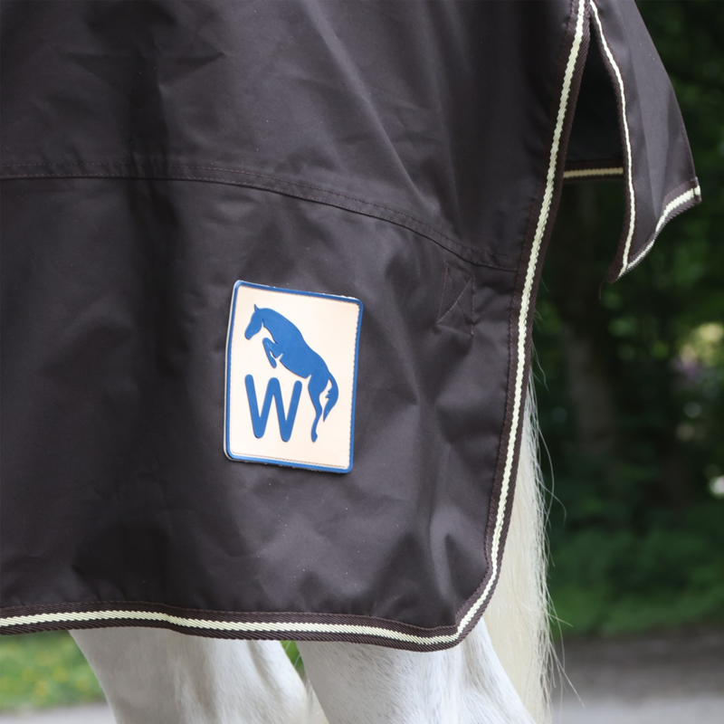 John Whitaker 0g Standard Turnout Rug - Brown-2